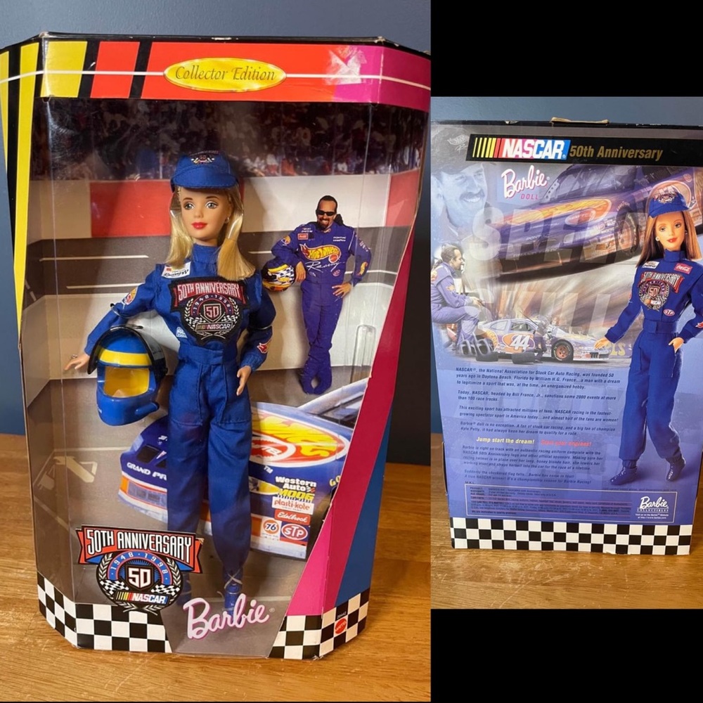 *NEW IN BOX* 1998 50th Anniversary NASCAR Barbie
